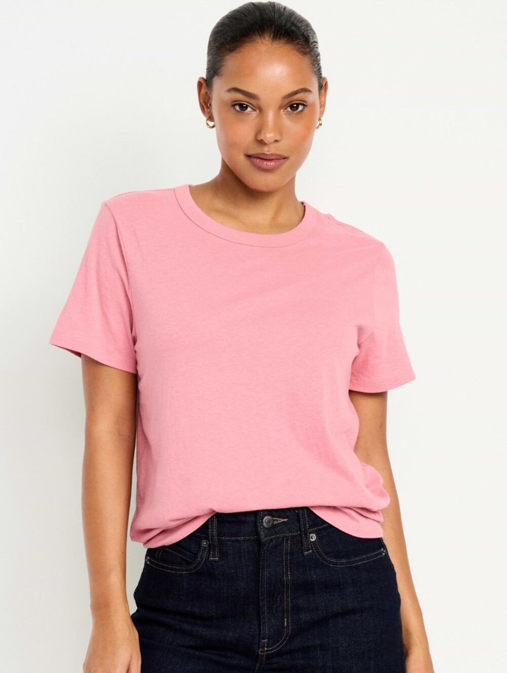 Old Navy Everywhere Cotton Crewneck Short-Sleeve Tee Petunia Pink NWT Sz XXL